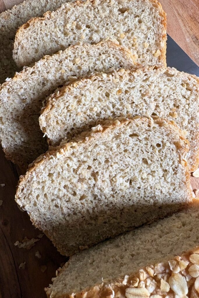 Salted Maple Honey Oat Toasting Loaf. - harvestandnourish.com