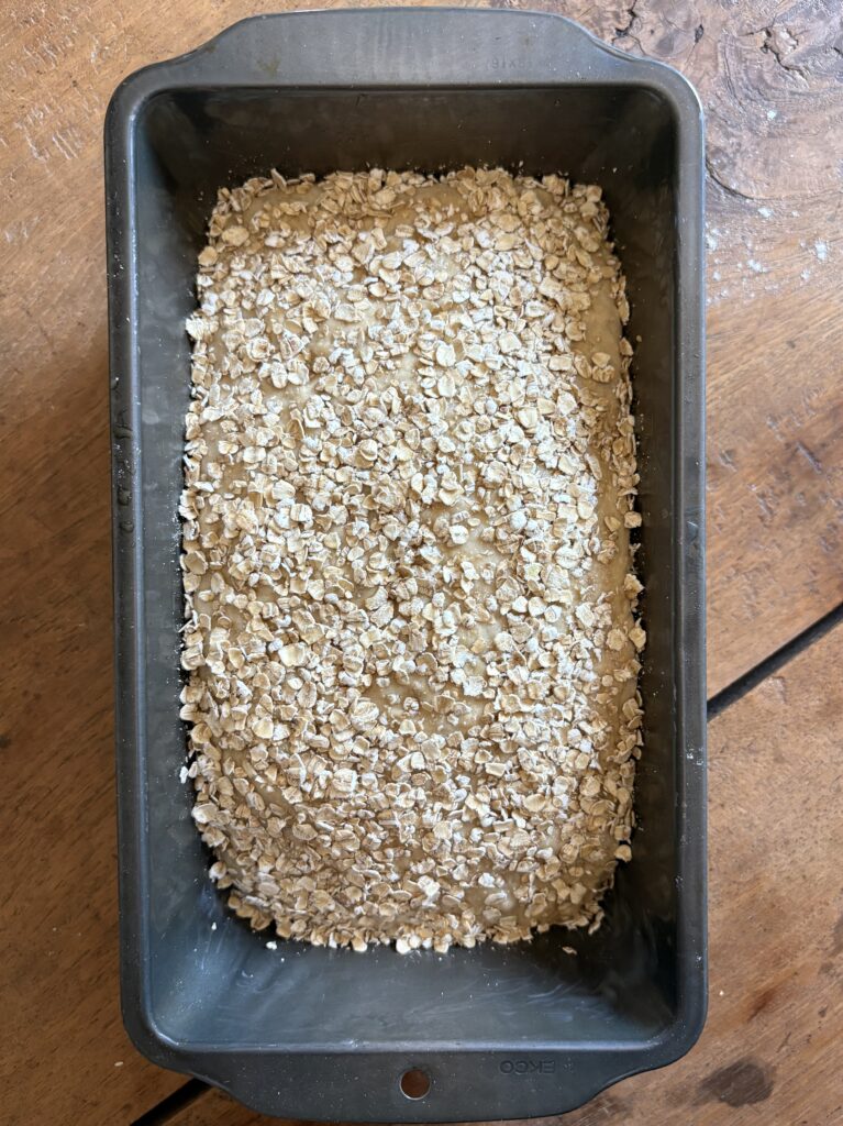 Salted Maple Honey Oat Toasting Loaf. - harvestandnourish.com