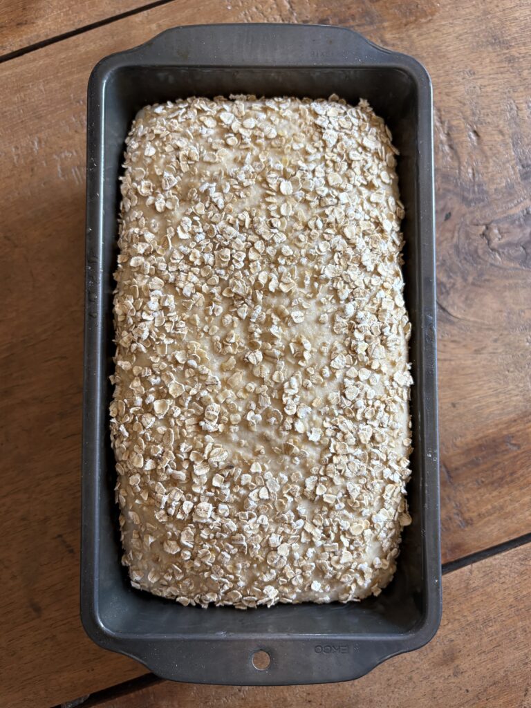 Salted Maple Honey Oat Toasting Loaf. - harvestandnourish.com