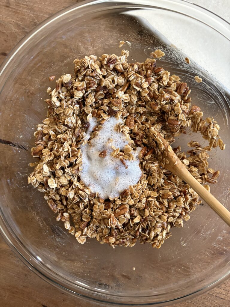 Roasted Maple Pecan Granola. - harvestandnourish.com