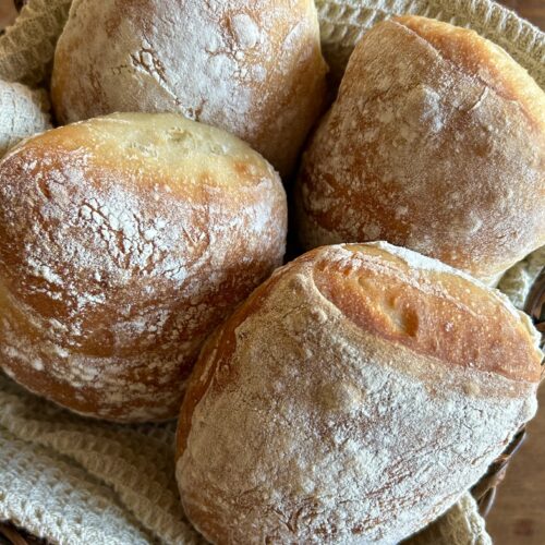 Small Batch Ciabatta Rolls. - harvestandnourish.com