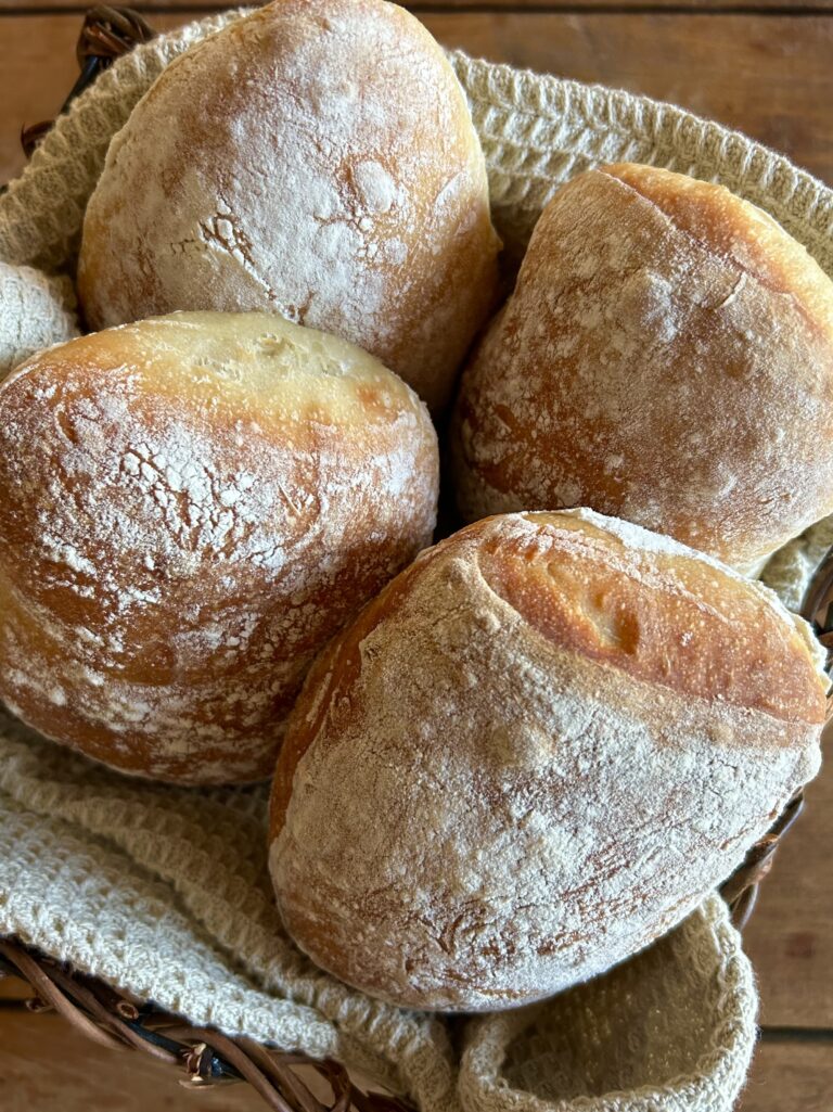 Small Batch Ciabatta Rolls. - harvestandnourish.com